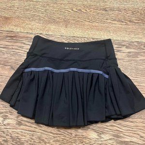 BLACK GOLD HINGE SKIRT